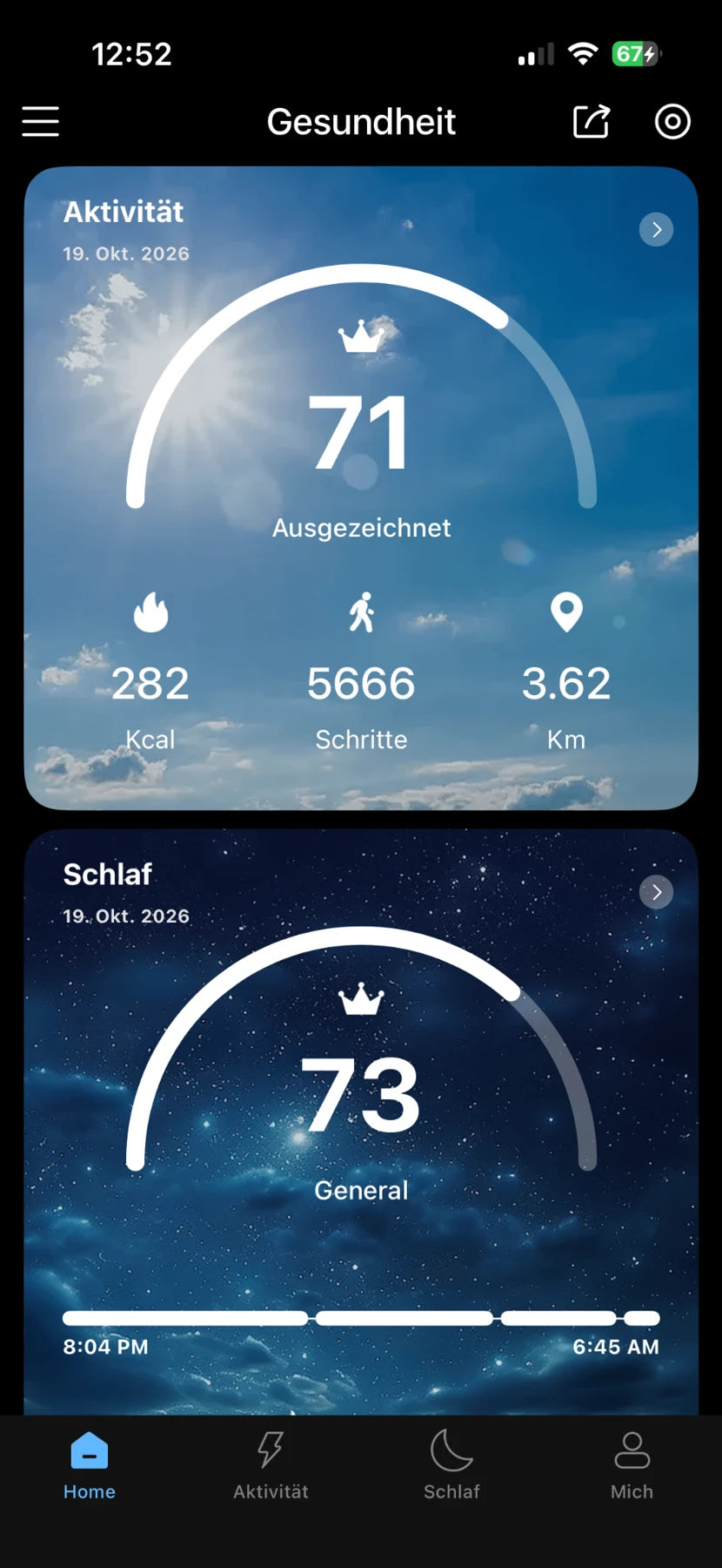 App-Ansicht activity